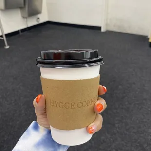 ONE SIZE (small coffee): $6.30 toffee nut latte - I think all the lattes are the same and they just add flavored syrup.