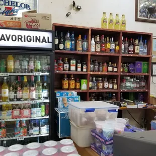 Liquor section