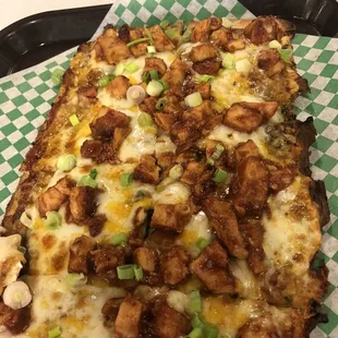 BBQ chicken flatbread is WOW!
