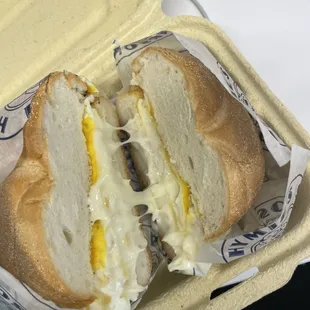 Egg and Cheese Breakfast Sandwich