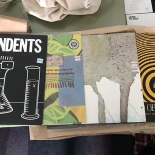 Some good finds, including an audio 'test' record.