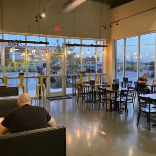 Interior, relatively small