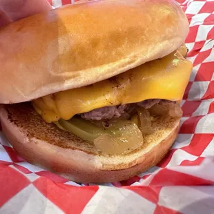 #2 Oklahoma Grilled Onion Burger