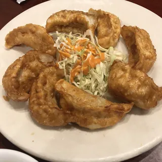 A1. Fried pork Dumplings