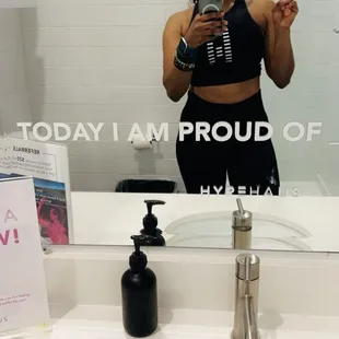 Today I am proud of Hype Haus Commitment.