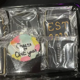 Cookies from the one year birthday party