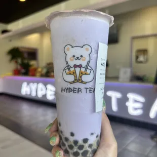 Taro with Boba
