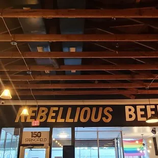 the interior of a restaurant