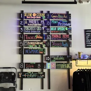 Beer list July 22, 2023