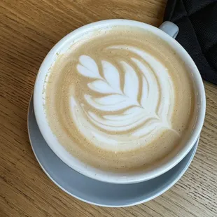 I know it's a cliche but look how pretty and delicious this cup of coffee is! A very happy customer drank this!