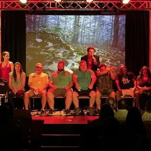 Hypnotist Kevin Lepine's charismatic stage presence keeps the audience engaged and in stitches.