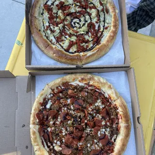 The Meat Lovers' Pizza