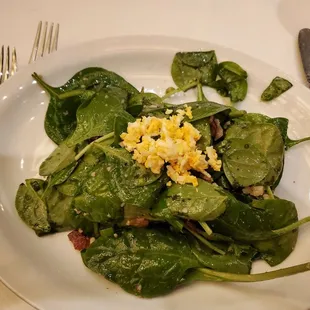 Warm Spinach Salad