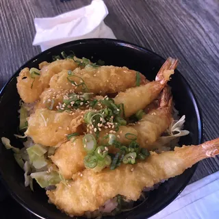 Shrimp Tempura Rice Bowl