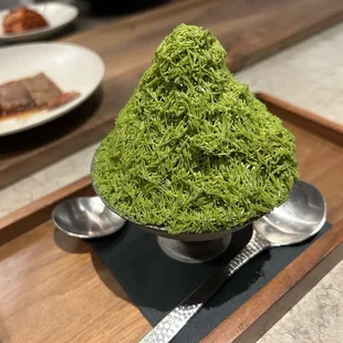 Green tea bingsoo