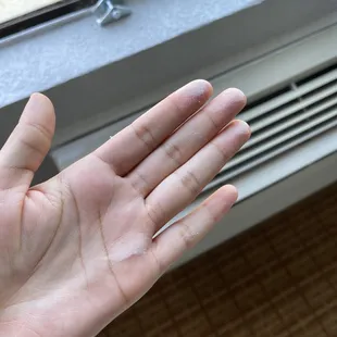 Don&apos;t touch the walls because you will have paint on your hands