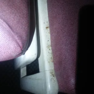 Edge of chair in room