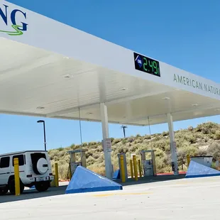 an american natural gas station