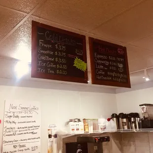 Drink selections
