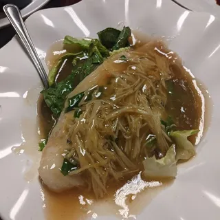 Steamed Fish with Ginger