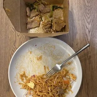 Tossed the beef as it was like chewing on rubber.