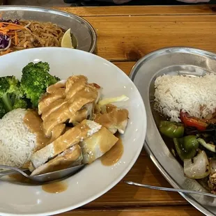 Pad Thai, Spicy Basil, Chicken Run