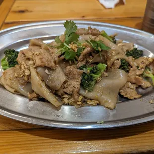 Pad see ew. Not bad, hits the spot if you're nearby craving it