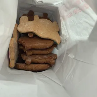 a bag of cookies