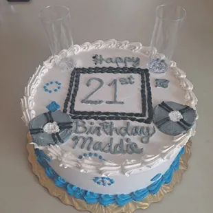 a birthday cake