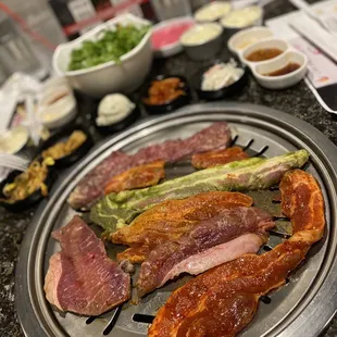 Meats and sides. Meh