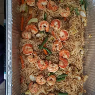 Shrimp pancit