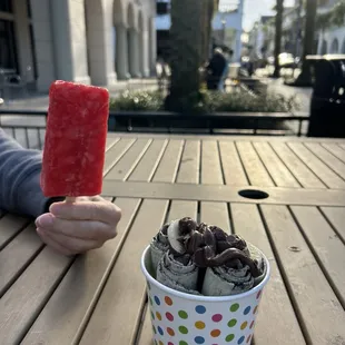 Watermelon popsicle