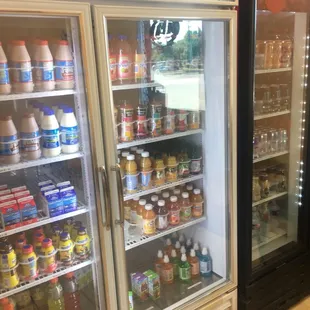 Plenty of drinks to choose from!