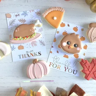 a thanksgiving cookie assortment