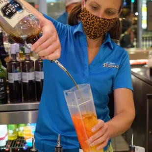 Grab your drinks TO-GO and enjoy them around the pavilion!