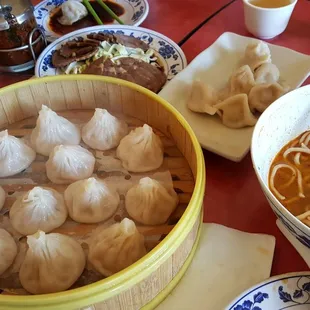 XLB and pork dumplings:)