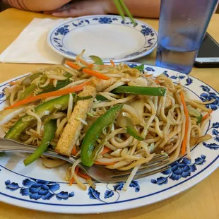 Vegetable chow mein.