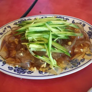Cold Wide Bean Noodles