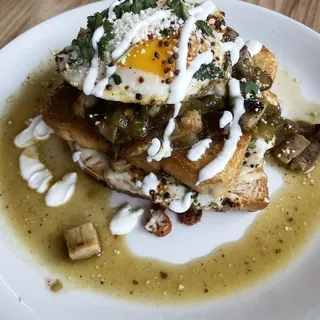 Hatch Green Chili Smothered Pork Belly