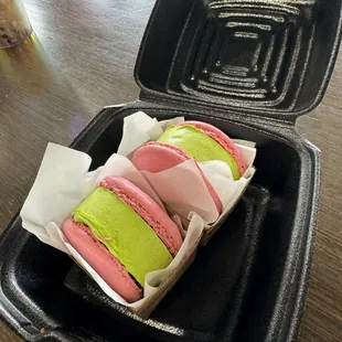 Green tea ice cream