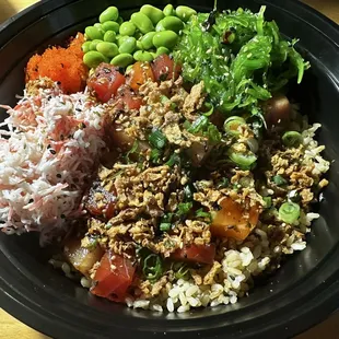 3 scoop Poke Bowl with 3 Scoops
