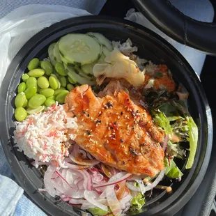 Grilled Salmon Bowl