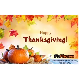 Happy Thanksgiving from I Fix Phones