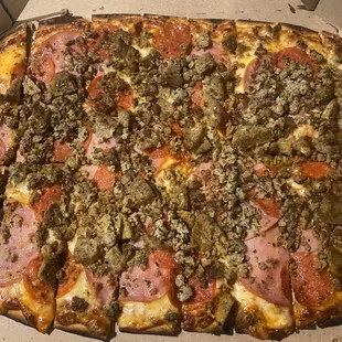 pizza, food