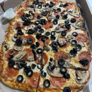 pizza, food