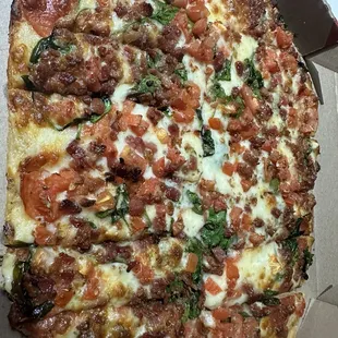 pizza, food