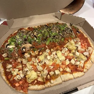pizza, food