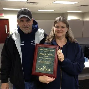 Vanliner Insurance Safety Award