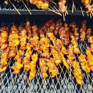 chicken skewers