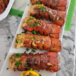 Smoked lobster  tails